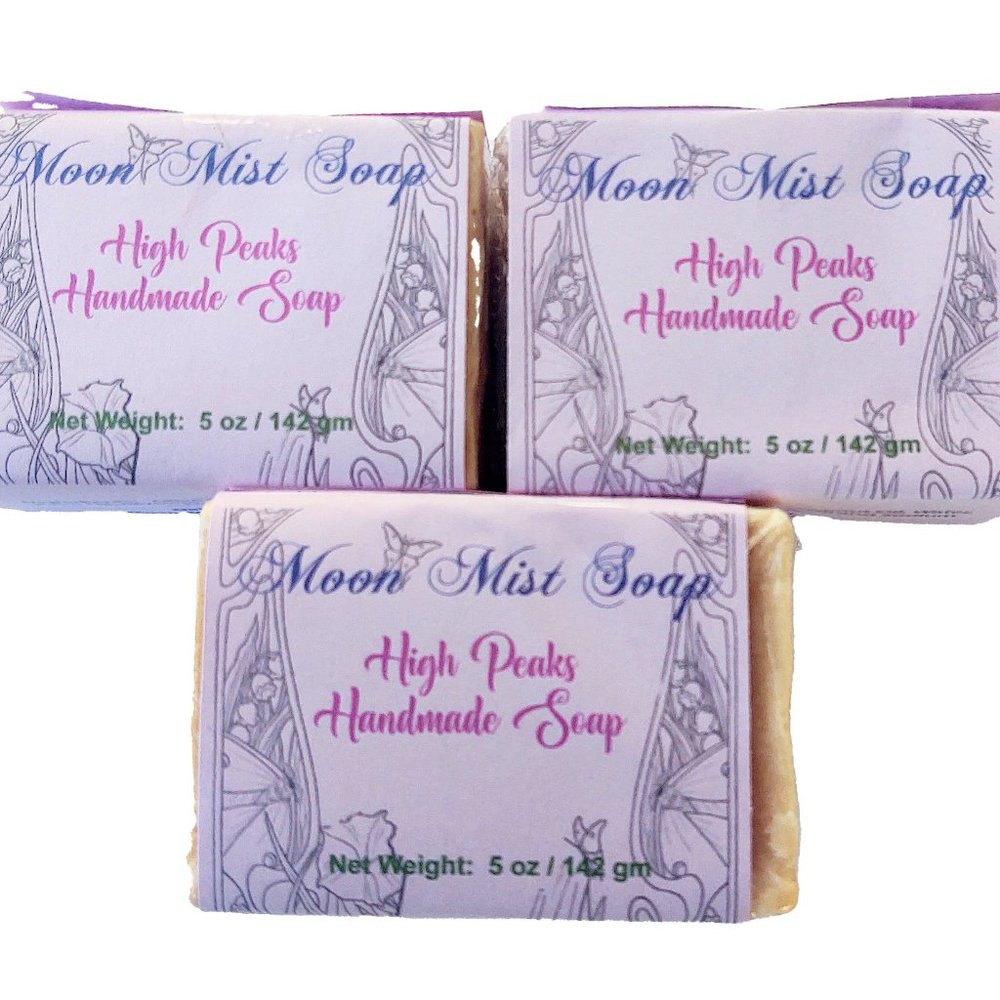 High Peaks Homemade Handmade Bar Soap Vegan 5 ounces